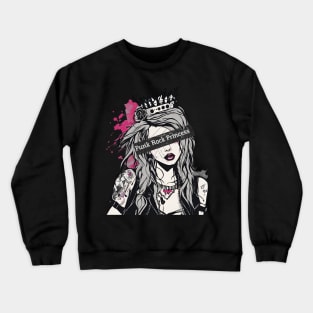 Punk Rock Princess Crewneck Sweatshirt